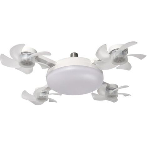 Energieeffizienter Deckenventilator mit Fernbedienung, stufenloser Dimmfunktion und Timer-Einstellungen (1/4)