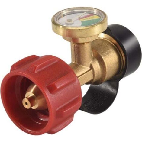 Grid Cool – Indicateur de niveau de propane – Détecteur de fuite – Jauge de pression pour gril et chauffage – Installation facile sans outil