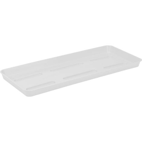 Soporte rectangular de 40 cm, verdenia blanca