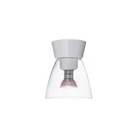 Belid Bizzo - Plafonnier encastré à 1 lumière, blanc brillant, E27 (1/2)