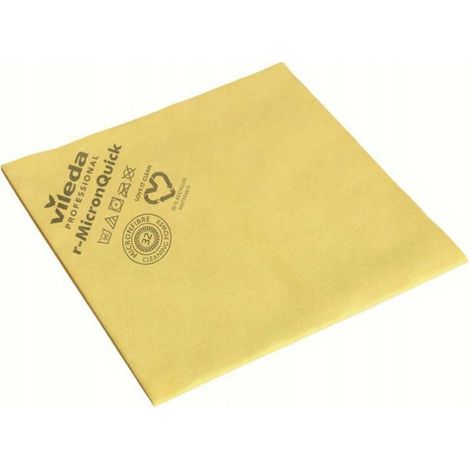 Paño de microfibra Vileda r-Micron Quick 38x38 cm reciclado (1/3)