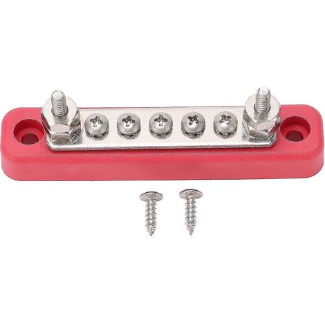 Barre omnibus de distribution d'alimentation à 5 bornes pour modification de circuit 48 V CC 100 A haute intensité (1/5)