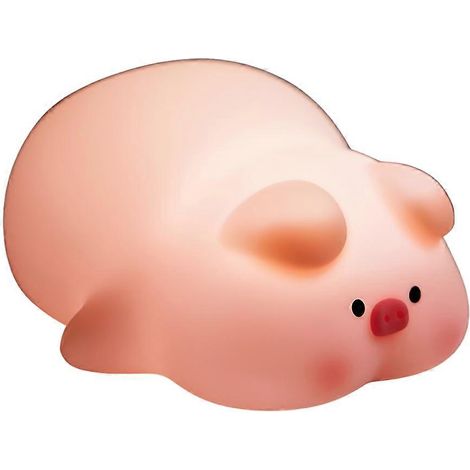 Veilleuse cochon mignonne à 3 niveaux de luminosité réglable (1/5)
