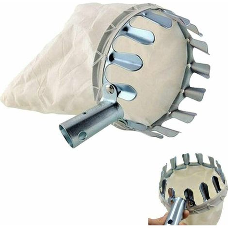 Green Mobility-Cueilleurs de Fruits Cueille-Fruits Argent, sans Manche Télescopique en Métal Cueilleurs de Pommes, pour Pommes Poires Orange Outil Pratique Horticole Léger Durable Outils Portatifs de  (1/5)