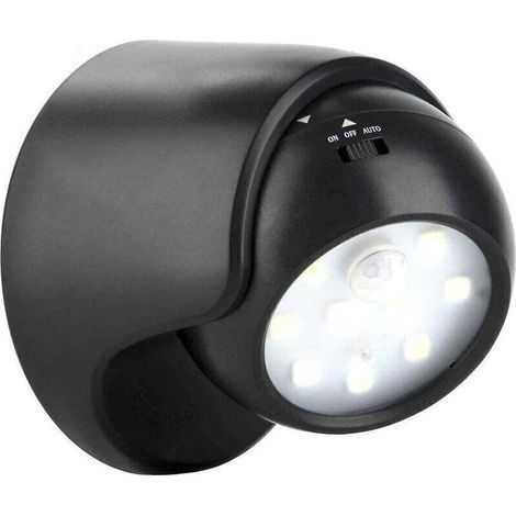 Applique murale extérieure à LED 1000 lumens – Détecteur de mouvement jusqu'à 15m – Éclairage sans fil – Rotation 360° (1/4)