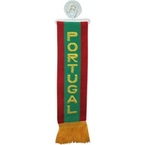 Mini-echarpe Portugal avec ventouse