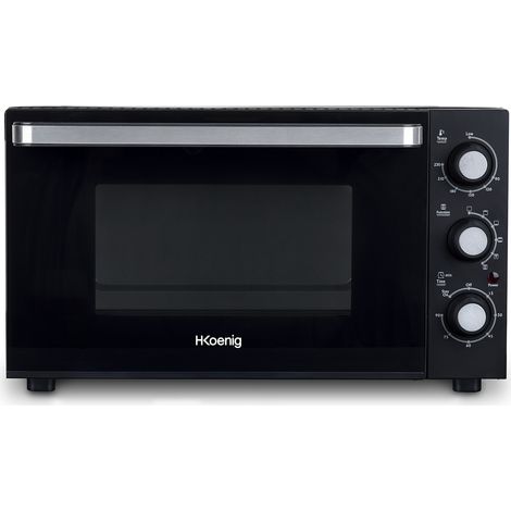 Four mixte vapeur 30L – Température jusqu'à 230°C – 6 modes de cuisson – Minuteur 90 min – Éclairage intérieur – Plaque antiadhésive – Hkoenig (1/5)