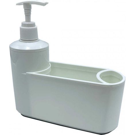 Dispenser per detersivo per piatti con contenitore bianco