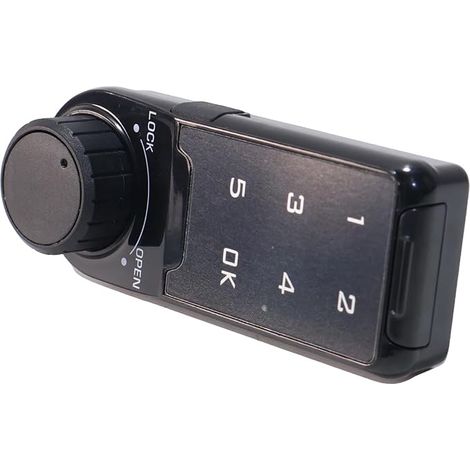 Verrou électronique à code numérique sans clé pour boîte aux lettres, tiroir, salle de sport et spa (L = 30 mm) (1/5)