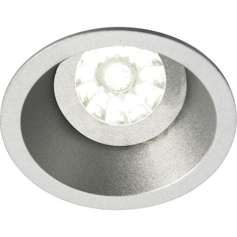 Spot DECO GU10 rond 1 tête orientable, alu laqué IP20 - EUROPOLE - 26840 (1/4)