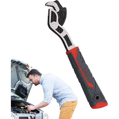 Clé à tuyau, clé à tuyau réglable, clé à ressort, clé à ressort outil de plomberie, outil de tuyauterie, outil d'atelier de garage, outil de tuyauterie réglable, colliers de serrage pour (1/5)