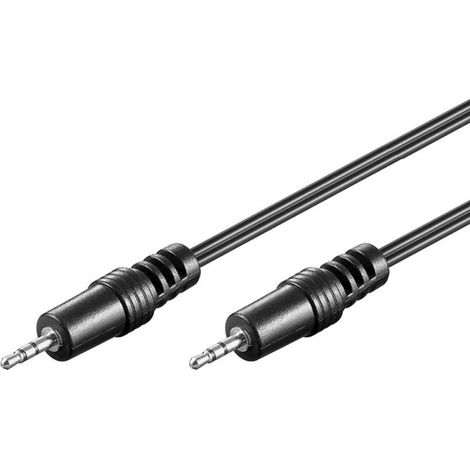 Cavo di collegamento audio AUX, 2,5 mm stereo, Spina 2,5 mm (3-pin, stereo)  Spina 2,5 mm (3-pin, stereo). Lunghezza del Cavo 1.5 m (1/3)