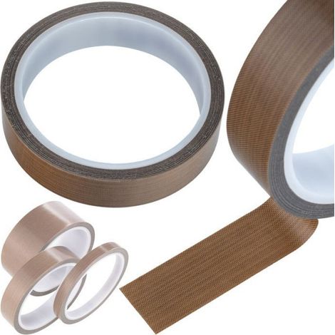 Ruban Teflon - 40 mm x 10 m - Épaisseur 0,18 mm - Résistant à 300 °C - Pour Machine À Souder (1/5)