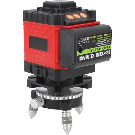 Niveau laser 12 lignes, vert infrarouge haute précision, marquage mural 360°, norme US 110-240V, niveau avec batterie incluse, télécommande avec pile intégrée. (1/5)
