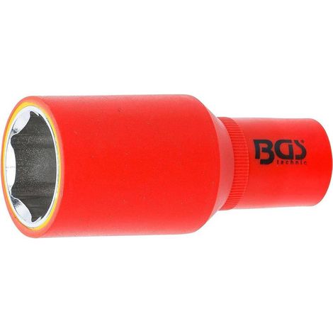 Douille pour Clé VDE 12,5 mm (1/2) - Six Pans, 27 mm - Sécurité et Précision, Acier, Pro - D-Work