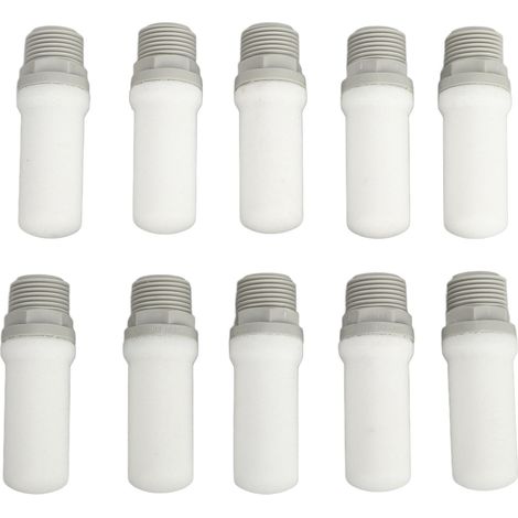 10 pièces G3/8 po, électrovanne de silencieux pneumatique, silencieux d'échappement d'air