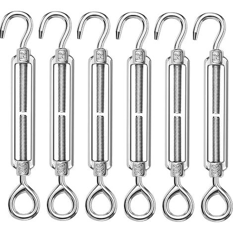 M6 Adjustable Cable Tensioner Hook Stainless Steel 304 (1/5)