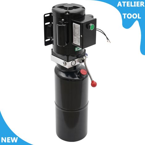 ATELIER 2200W 10L/10.6Qt unité d'alimentation hydraulique anti-rouille à effet unique 2850rpm (1/5)