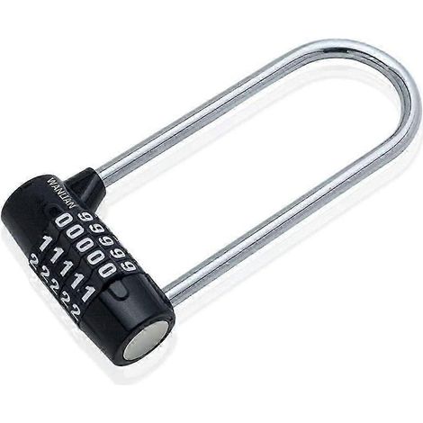 Poignées de porte d'armoire à poutre allongée de grande taille, cadenas à combinaison, serrure à combinaison (1/5)