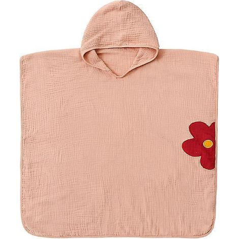 Bademantel, Kinder können einen Kapuzenumhang benutzen, Badetuch, Badekappe, Strandtuch