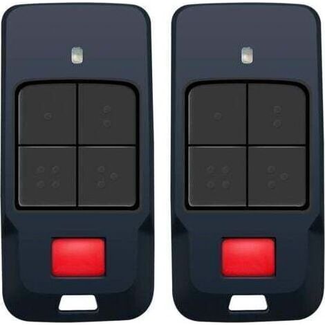 2 émetteurs de garage compatibles avec BFT MITTO COOL C4 433MHz, codage Rolling Code, MITTO COOL C2, MITTO COOL C4, Télécommandement universel pour porte de garage (1/4)