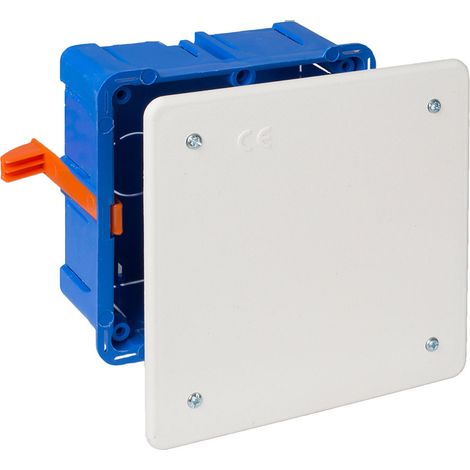 Caja Conexion Empotrar 107x107x45mm Tabique Hueco Garra Metalica Solera (1/2)