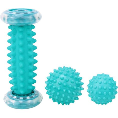 TPE Pinda-vormige Rollende Massage Bal, Borstelige Massage Ballen Set, Voetmassage Bal, Fitness Massage Bal para (1/5)