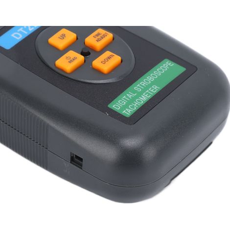 DT2240B Berührungsloser Drehzahlmesser, fotoelektrischer Geschwindigkeitsmesser, kompaktes digitales Stroboskop (1/5)