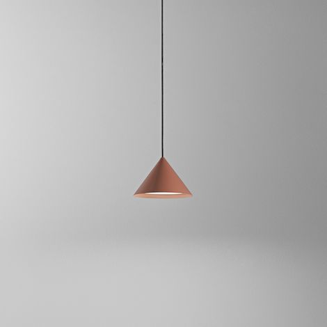 Sospensione Minimal Peak Metallo Terracotta Led 12W 3000K Ip20