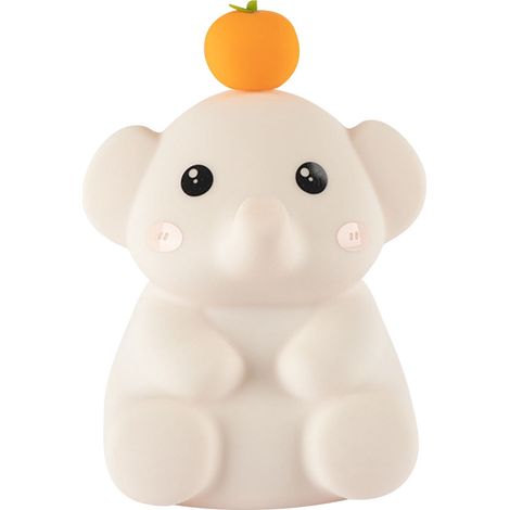Veilleuse Éléphant - Gel de Silice Réglable en 2 Niveaux - Pour Chambre d'Enfant Salle de Bain Bureau - 103 x 96 x 148 mm - 176 g (1/5)