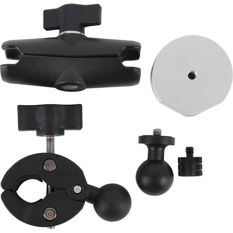Support d'Attachement - Adapter Universel pour Mini Antenna - Monture en Aluminium Allié avec Fixation Réglable pour Racks, Clamp et Tripode (1/5)