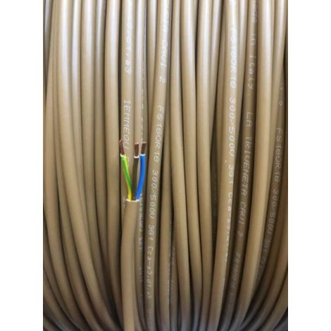 Cavi al metro cavo fror fs18 3 conduttori da 1mmq con giallo verde nofirefl-3gx1 fs18or18-3gx1