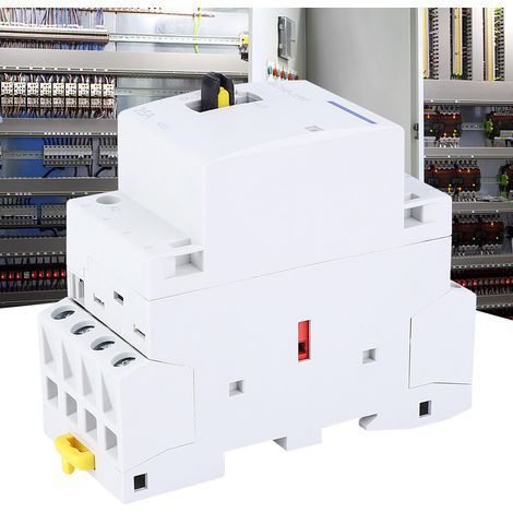 BCH8-25M 230V 4P 25A Modularer Haushalts-Wechselstromschütz mit manuellem Steuerschalter (2NO2NC) (1/5)