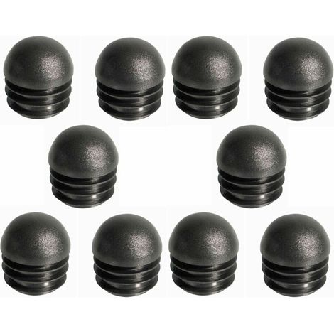 10x embout de tube rond 30mm plastique bouchon capuchon à ailettes patin meuble chaise