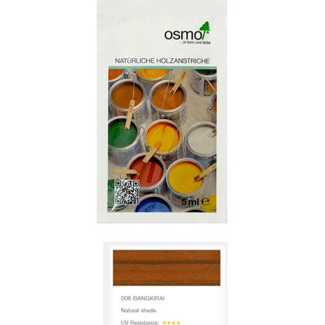 Osmo Decking Oil - Bangkirai - Sample 5ml