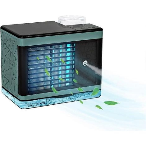 Mini climatiseur mobile, ventilateur de refroidissement USB avec humidificateur-AquaForge (1/5)