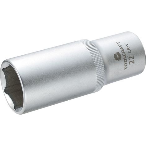 TOOLCRAFT 816186 Außen-Sechskant Steckschlüsseleinsatz 22 mm 1/2" (12.5 mm)