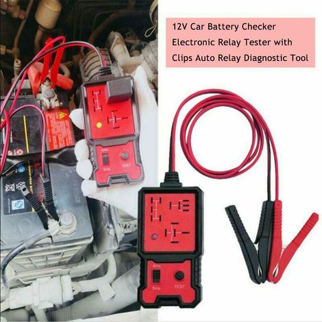 Testeur de relais automobile 12 V, testeur de relais électronique, outil professionnel pour vérifier les batteries automobiles (1/5)