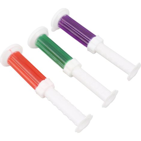 Lot de 3 tampons parfumés pour toilettes, en forme de fleur, pour désodoriser et nettoyer la salle de bain. (1/5)