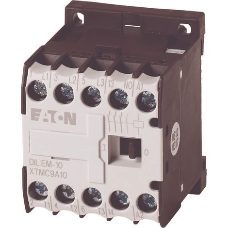 Contacteur de puissance 9A 3P 42V AC 1Z 0R dilem-10 (42V 50HZ, 48V 60HZ) 051782 (1/4)