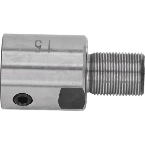 Tige de mandrin M14x1 15mm en acier inox trempé, adaptateur de haute précision pour tours et fraiseuses (1/5)