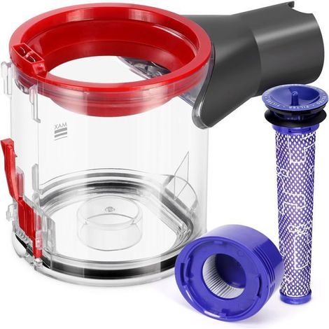 Poubelle Remplacement pour Dyson V7 V8 SV10 SV11, Réservoir à Poussière Pièce de Rechange Part No. 967699-01-Ywey (1/4)