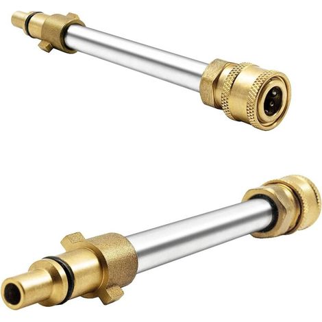 Adattatore per idropulitrice, raccordo rapido da 1/4", accoppiatori per idropulitrice, adattatore per pistola e idropulitrice compatibile con i modelli Nilfisk più vecchi (1/4)