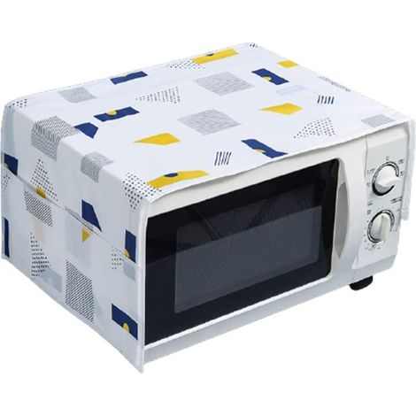 Tapa antipolvo para horno microondas/horno microondas/horno convencional, duradera, resistente al desgaste, a prueba de grasa con función de almacenamiento, tapa antipolvo para horno (1/3)