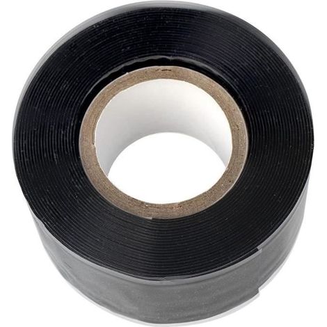 Ruban adhésif de réparation - 3M - Noir - 3 m x 25 mm - Auto-amalgamant - Imperméable (1/4)