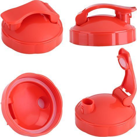 Stück Dichtungs-Klappdeckel-Ersatz für 600-W- und 900-W-Entsafterflaschen, rot (1/5)