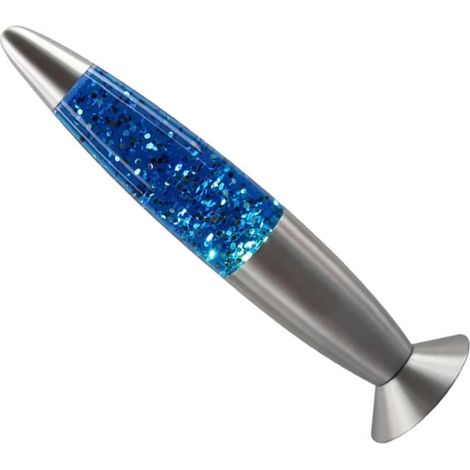 Veilleuse de chevet à Paillettes Bleue Lampe Nuit Créative (1/5)