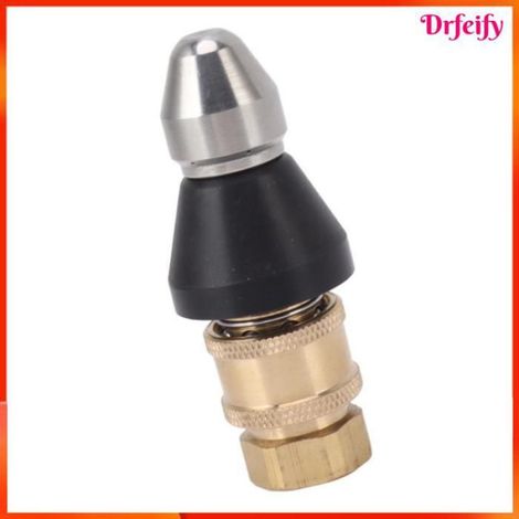 Buse De Jet - G1/4 - Acier Inoxydable Et Laiton - Jet Arrière Propulsif - Pour Débouchage Canalisations - 1 Pièce (1/4)