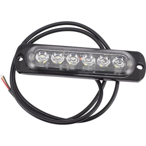 Gatuida Feux Stroboscopiques LED Ultra-minces 6 pour Voiture et (1/5)