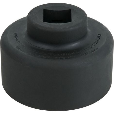 KS Tools 1" Achsmuttern-Schlüssel, 6-kant, kurz, 80mm - 460.0220